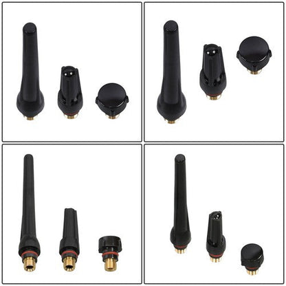 49Pcs #10 Pyrex Glass Kit TIG Torch Short Tube Gas Lens for WP-17/18/26