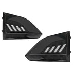 For Nissan Altima Sedan 2023 2024 DRL Daytime Running Light Fog Lamp Gloss Black