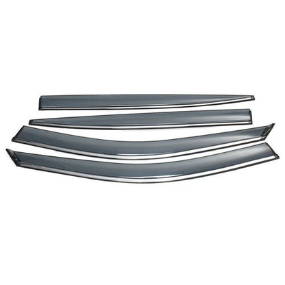 NEW Window Visor Smoke Tinted Acrylic Rain Guard For Infiniti Q50 2014-2020