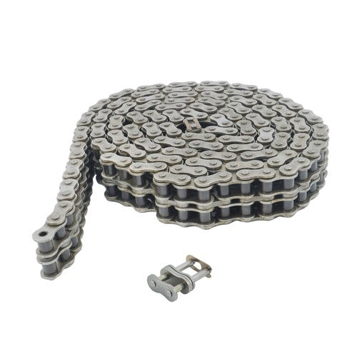 #60-2 Double Strand Duplex Roller Chain 10 Ft with 2 Connect Links