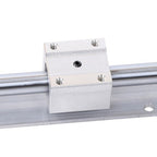 2PCS SBR16-2200mm Linear Guide Rails with 4Pcs SBR16UU Bearing Blocks