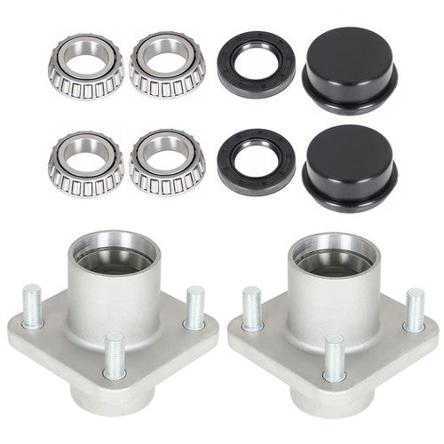 For EZGO TXT / Medalist G/E 1976-2001.5 Front Hub Assembly Wheel Hubs Golf Cart