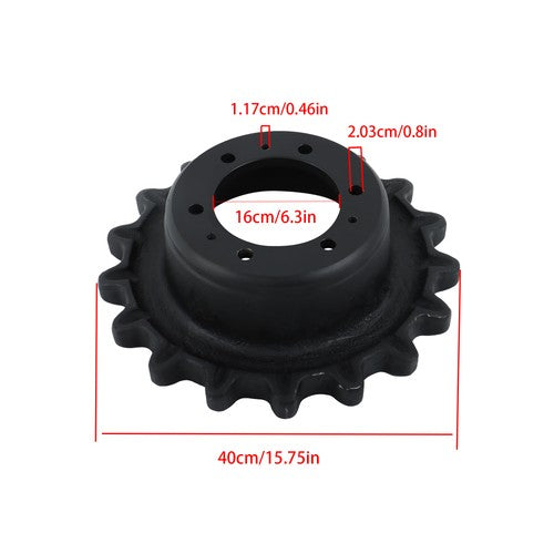 T630 T870 Drive Sprocket -6 Hole Single Speed 7165109 For Bobcat T200 T300