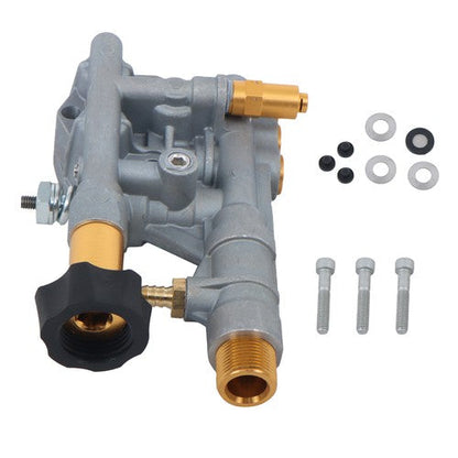 7108366 Pressure Washer Pump Manifold For 510020 & 520006 Axial Cam Washer Pump