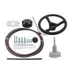 Fit For Waterborne Vehicles 16FT Boat Rotary Steering System Outboard Kit US