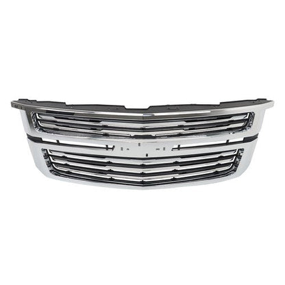 Chrome Front Upper Grille For Chevy Tahoe/Suburban LTZ 2015 2016 2017-2020