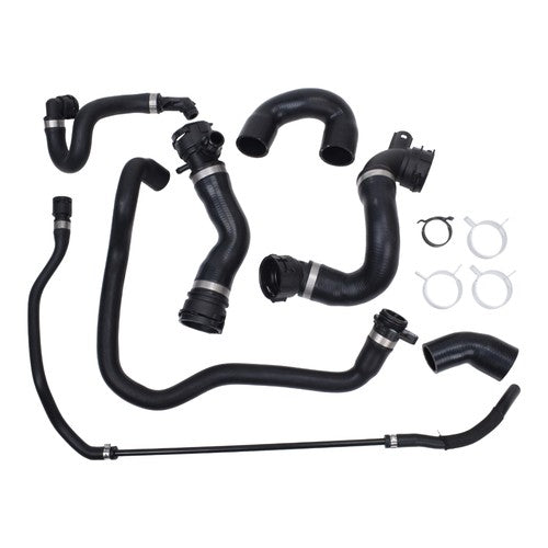 7 Hoses Radiator Coolant Water Hose Pipe Kit Fit For 07-11 BMW E90 128i 328i N51
