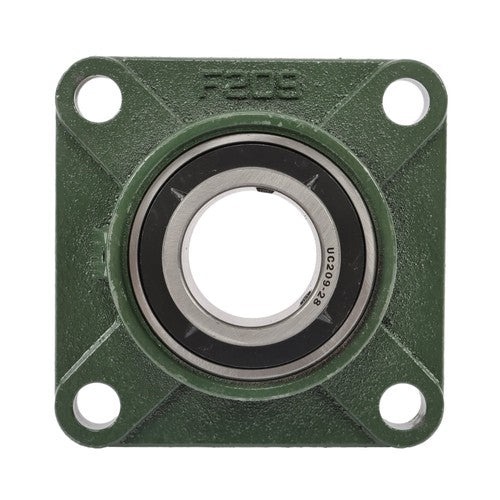 2 × UCP209-28 Pillow Block Flange Bearing 1-3/4" Bore 4 Bolt Solid Base