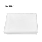 6Mil Clear Polyethylene Film Greenhouse Plastic Sheeting 20 x 20 ft