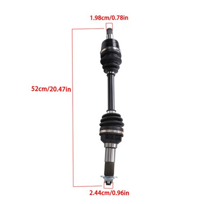 2PCS Front Left Right CV Axles Drive Shaft For Yamaha Kodiak 400 YFM 2000-2002