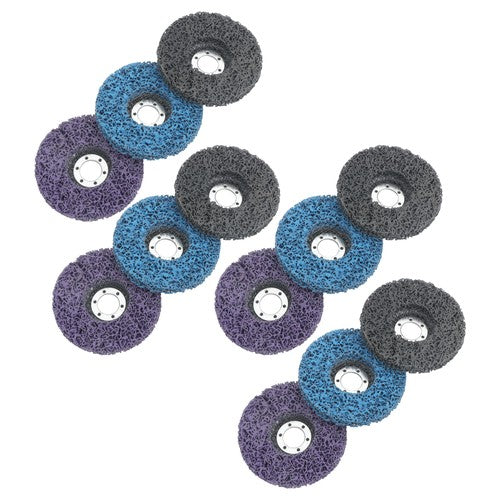 Diamond Grinding Discs 4 pieces each in blue, purple 12 Packs of 4-1/2' x 7/8'