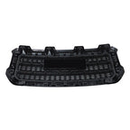 Gloss Black Front Grille For GMC Sierra 2500HD 3500HD Denali 2015-2019 Plastic