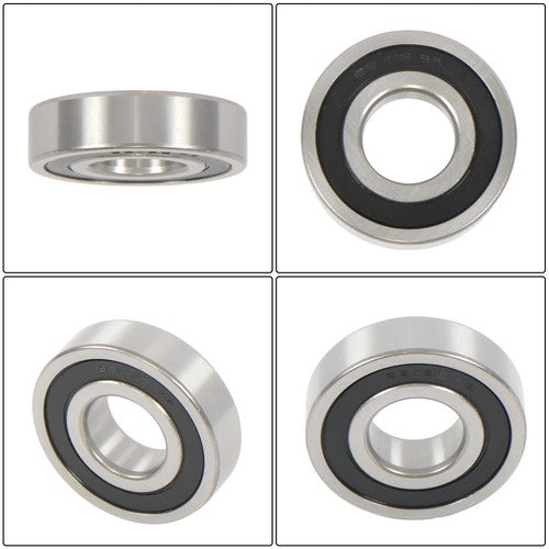 4Pcs 63/32-2RS Bearings 32×75×20mm Double Rubber Seals Deep Groove Ball Bearing
