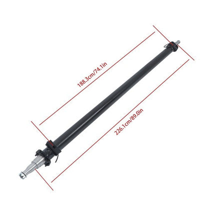 For 6000lbs Trailer Axle Only Beam With Idler 74" Spring Center 89" Hub Face