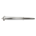 Pair 30" Stainless 2-1/2" Bolt Spring Loaded Mud Flap Hangers Straight Tapered