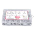 425 Pcs 410 Stainless Steel Self-Tapping Screws, #8 #10 Self-Drilling Set