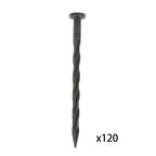 L-shaped Landscape Edging Border Kit 100' No-Dig Garden 1.5" Edge Lawn Border