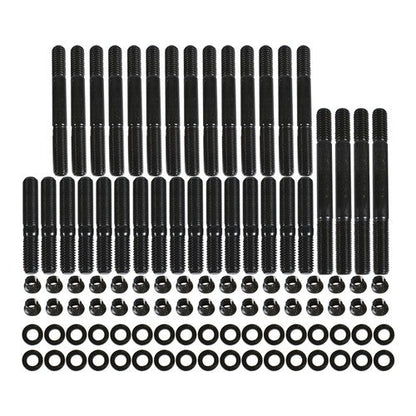 Fit For Chevrolet SBC 265 267 283 302 350 Small Block Black Cylinder Head Studs