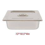 Restaurant Steam Table Pans 8 Pack 1/2 Size 4 Inch Deep Thickened with Lid