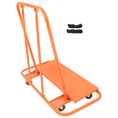 Handling Sheetrock Sheet Panel With Safety Belts Drywall Sheet Cart 3000Lbs
