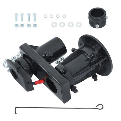 C5G X 12''-16 Fifth Wheel to Gooseneck Adapter With 7-1/2" Offset For Rv Trailer
