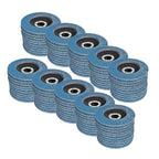 100 Pieces Premium Zirconia Flap Disc Sanding Grinding 4-1/2" X7/8" 40 Grit