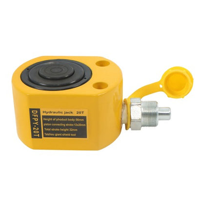 20 tons 1" Stroke Multi Stage Low Height Hydraulic Cylinder Jack Ram YG-20D