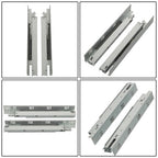4 Pairs Undermount Drawer Slides 15 inch Undermount Soft Close Drawer Slides