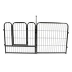 16 Panels 24x24 inch Dog Playpen Crate Fence Pet PlayPen Exercise Cage