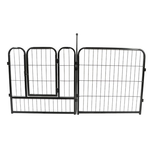 16 Panels 24x24 inch Dog Playpen Crate Fence Pet PlayPen Exercise Cage