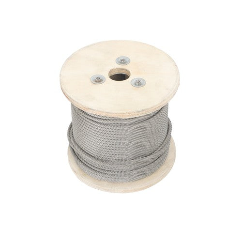 T304 3/16 Inch Stainless Steel Cable 7x19 Strands 250FT 3700 lbs Steel Wire Rope