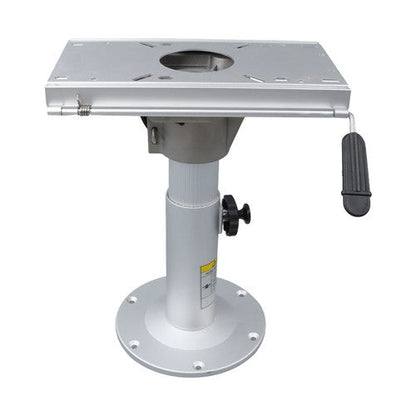 Aluminum Marine Seat Pedestal 13"-19" Adjustable Height Locking With Slide Base