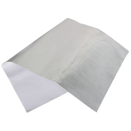 24 x 12 x 0.04 inches ，Adhesive Backed Aluminized Heat Barrier, 13575