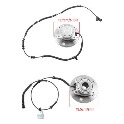 For Chrysler Town & Country 3.6L 2008-2011 4X Front Rear Wheel Hub Bearings FWD