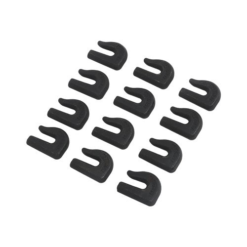12 Pack 3/8" Weld On Grab Hook 6600lbs Heavy Duty G70 Forged Grab Chain Hooks