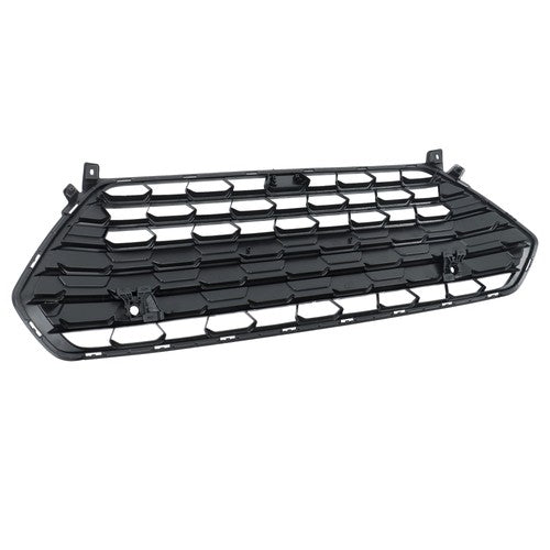 Mesh Front Grille Gloss Black For Grand Highlander 2024 2025 Without Camera Hole