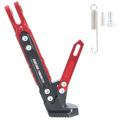 CNC Adjustable Motorcycle Kickstand Foot Side Support Stand Aluminum Alloy