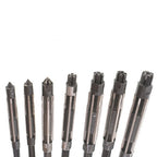 7Pcs/Set Adjustable Hand Reamers, HV to H3,1/4" to 15/32" High Speed Steel
