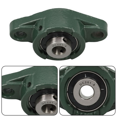 10Pcs UCFL201-8 Pillow Block Bearing 1/2" Bore 2 Bolt Flange Mounted New