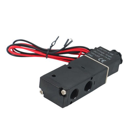 1/4" 3 Way 2 Position Directional Control Electric Solenoid Air Valve 12V DC HOT