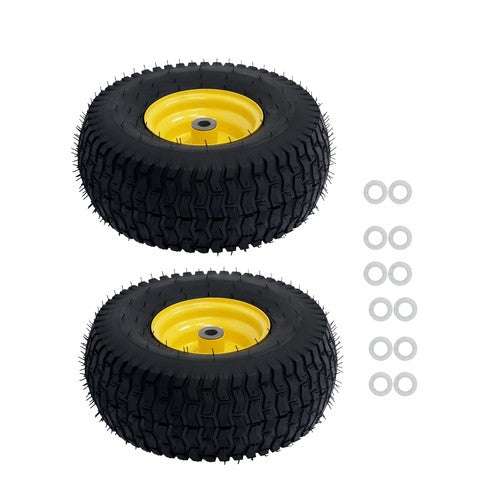 15x6.00-6 Lawn Mower and Dump Cart Wheel - 3/4 Inch Axle, 3.25 Inch Hub