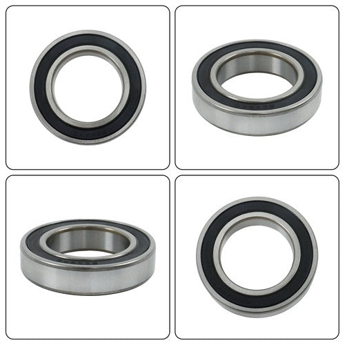 6009-2RS Deep Groove Ball Bearings 10pcs 45mm Inner Dia 75mm OD 16mm Bore Sealed