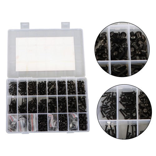 1625PCS Screws Bolts and Nuts Assortment Kit, M2 M3 M4 M5 Nut Bolt Assortment