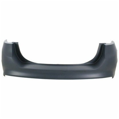 Rear Bumper Cover Black New Trim Replacement For 13-18 Ford Fusion 4DR W/o Park