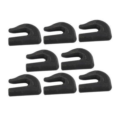 8Pcs G70 3/8" Weld On Chain Grab Hook Tow Hook Tractor Bucket Trailer Tie Down