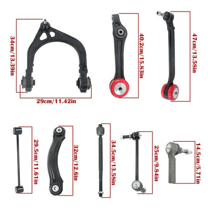 20× Front Upper & Lower Control Arm Tie Rod Sway Bar For Chrysler 300 2005-2010