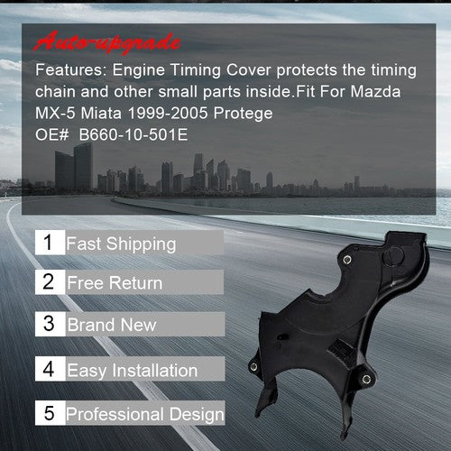 Engine Timing Cover For Mazda MX-5 Miata 1999-2005 Protege B660-10-501E