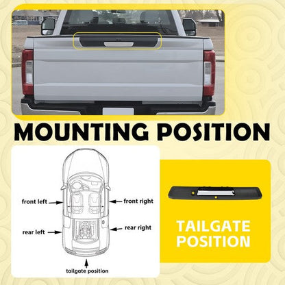 Tailgate Rear Handle Chrome Latch for Ford 2017 2020 F250 F350 F450 Super Duty