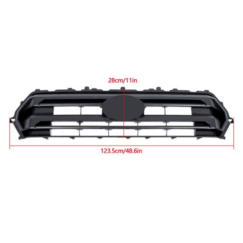 Front Bumper Upper Grille Assembly Black 53111-AK010 For Toyota Tacoma 2024-2025