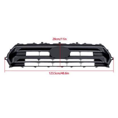 Front Bumper Upper Grille Assembly Black 53111-AK010 For Toyota Tacoma 2024-2025
